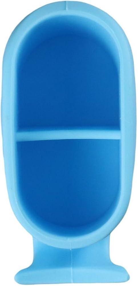 Portaspazzolino In Silicone A Forma Di Balena Blu – Per Bambini, Antiscivolo E Salvaspazio, Per Bagno, Cucina E Studio