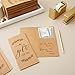 Money Cards for Cash Gift Envelopes 36-Pack - Kraft Paper 3.5 x 7.25 In - Perforated Slots & Secure Card Holder - Birthday Money Cards & Thank You Gift Envelopes for Cash