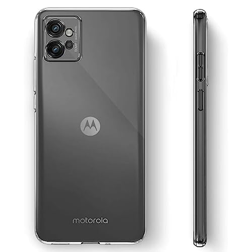 Image of Fashionury Shockproof Crystal Clear Back Cover Case for Motorola Moto G32 | 360 Degree Protection | Protective Design | Transparent Back Cover
