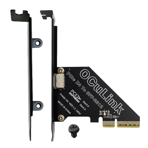 Tarjeta adaptadora PCIe 4.0 para conectar SSD U.2 y tarjeta gráfica externa de PC