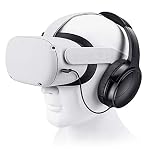 SARLAR VR Gaming Headphones for Quest 2/Quest 3 Increase VR Immersion, Custom Length Cable, Optimized Gaming Audio Driver, Memory Protein Ear Pads Noise Isolating and Other Accessories