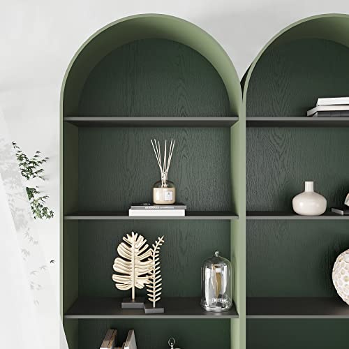 VEELIKE Dark Green Wood Contact Paper Wood Wallpaper Peel and Stick Removable 15.7''x354'' Wood Countertop Contact Paper Waterproof Self Adhesive Wood Vinyl Wrap for Furniture Cabinets Desk Walls by VEELIKE - Image 6