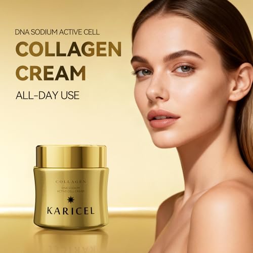 DNA Sodium Active Cell Collagen Cream, Moisturizer Face Cream, Hydrating Cream for Face Neck Smoother Skincare for All Skin Types 50g — view 3