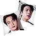 ALTcompluser Kpop BTS Kissenbezug 45x45 cm, JIN The Fact Photobook Special Edition 2021 Zierkissenbezug Kissenhülle Sofa Auto Zimmer Deko(Stil 04)