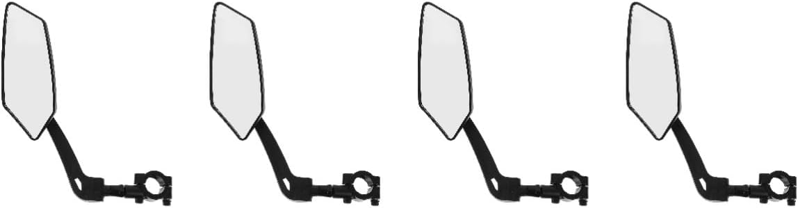 Toyvian 4pcs Electric Bike Rearview Mirror Right Side Mountain Bike Mirror for Handlebar Easy Installation Riding Accessory