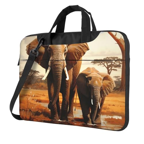 Housse antichoc ordinateur portable à bandoulière Éléphant protège votre PC 15 pouces