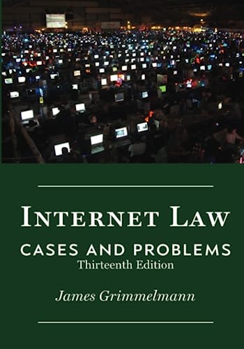 Internet Law Cases & Problems ouvrage académique de référence en droit - 2