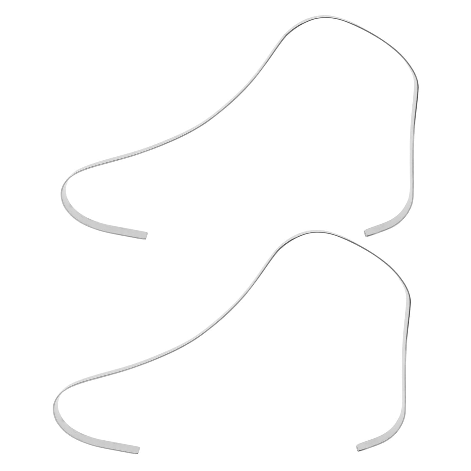 Alipis 2Pcs Elastic Shoe Support High Heel Display Rack Shoe Forms Insert Stand for Stylish Shoe Organization Silver