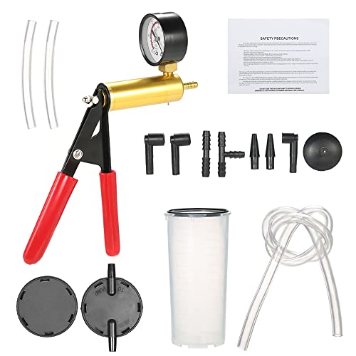 Weytoll 17 pcs Professional Car Auto Hand Held Bomba de Pressão de Vácuo Sangue de Freio Adaptador F