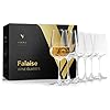 VC VEENU CRYSTAL Falaise Rotweinglas, Universalglas-Set, geeignet für Rotwein und Weißwein, einzigartiges Design, große Weingläser, 100% bleifrei, Kristallweinglas-Set