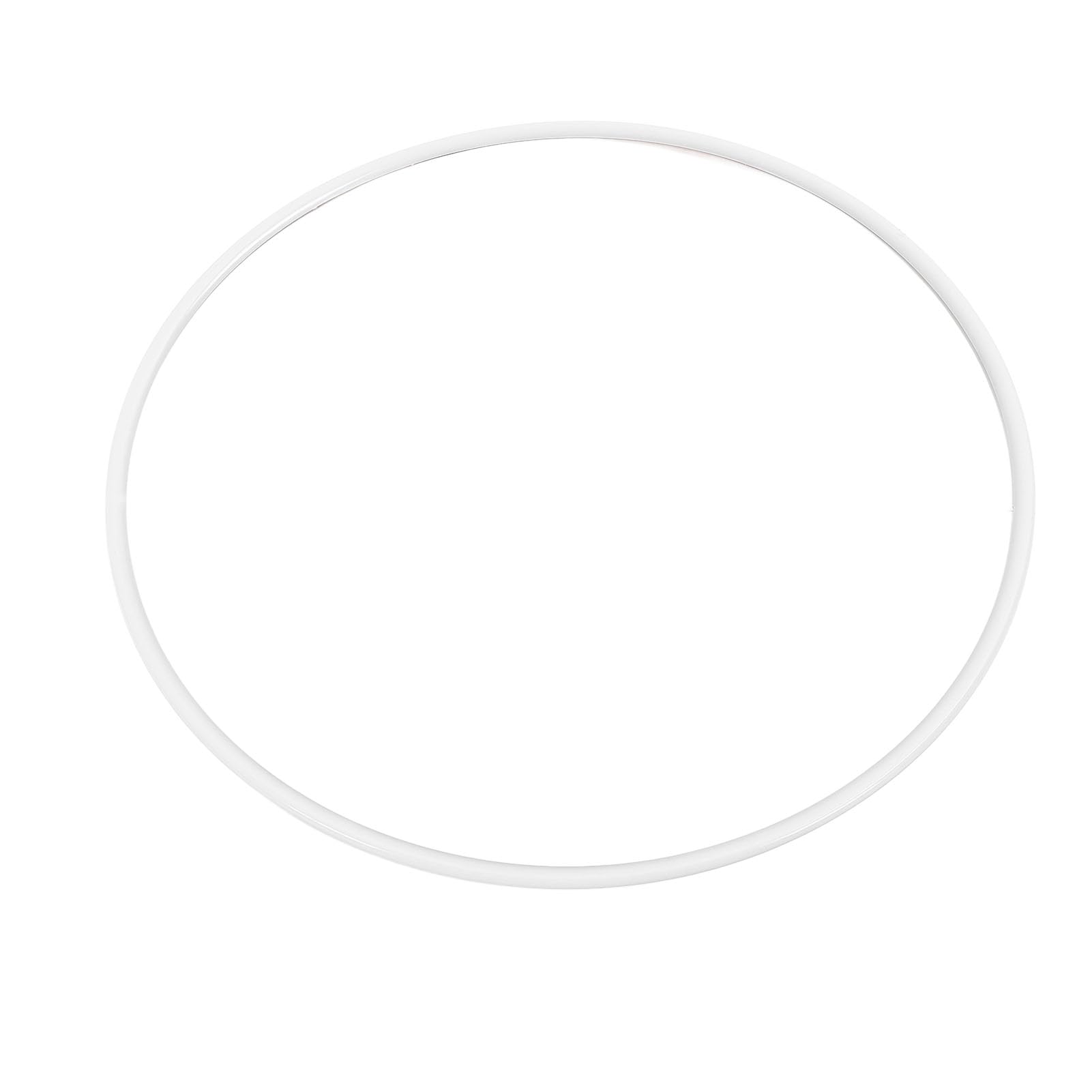 18 Zoll Weißes Rad Rim Guard Trim Ring Protektor, ABS -Selbstklebstoffverstärkter Schutz für Autos, Stilvolles Design