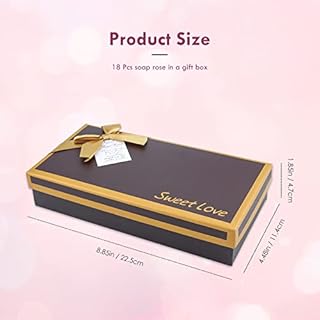 JIALEEY Floral Scented Bath Soap Rose Flower Petals, Plant Essential Oil Rose Soap Set Shaped Petals Gifts Ideas for Her Women Teens Girls Mom Birthdays, 18 PCS Pink