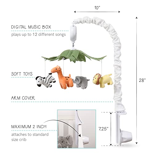 The Peanutshell Crib Bedding Sets, Safari Animals (4 Piece Crib Set) #TOP3