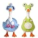 7-Inch Desk Goose Outfits, 2 Sets Animal Themed Desk Geese Costumes Accessories, Hand-Knit Summer Holiday Clothes for Magnetic Desktop Goose Statue | Home Office Table Decor Festive Party Photo Props