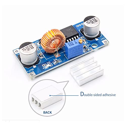 Miniatura 3 de Acxico 5 unids 5A DC-DC ajustable Buck Convertidor 4V-38V a 1.25V-36V reductor módulo de fuente de alimentación XL4015
