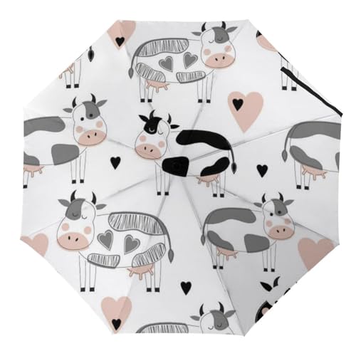 Parapluie pliable vache pour le voyage et les sorties quotidiennes en ville