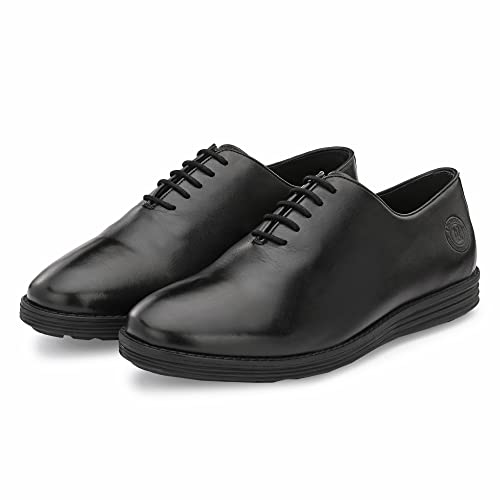 Image of Legwork Men's Leather Wholecut Oxford 2.0 Shoes for Men and Boys