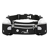 Riñonera deportiva multifuncional: solo tienes que llevarla con las bandas elásticas ajustables, para caminar por la noche, ciclismo, viajes, senderismo, camping, caminar, correr, ciclismo y mucho más.