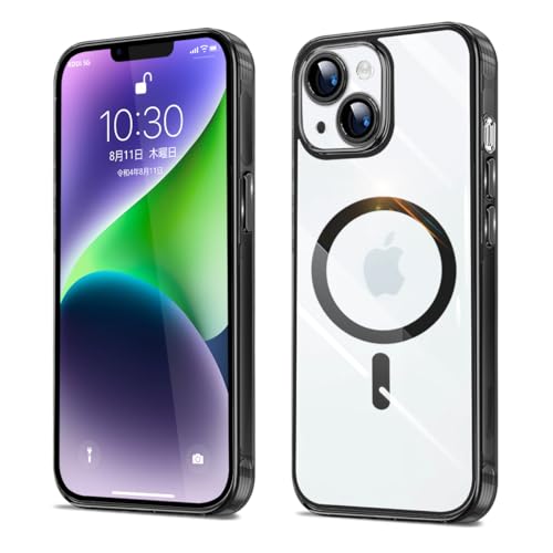 yMajiyanaziPhone 14 P[X NA MagSafeΉ ͂ȎΓ ϏՌ ČRMILKi PC+TPUfނ ϋv ACtH 14 Jo[ obN X}zP[X }OZ[tΉ h~ h~ ho 6.1C`iu