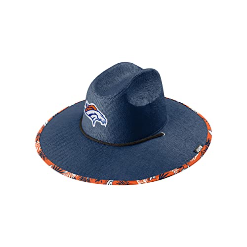 Image of FOCO Denver Broncos NFL Team Color Straw Hat