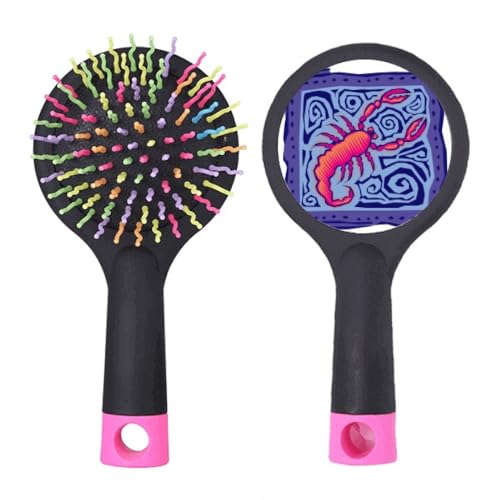 Brosse démêlante Scorpion pour éliminer les nœuds sans casser la fibre capillaire