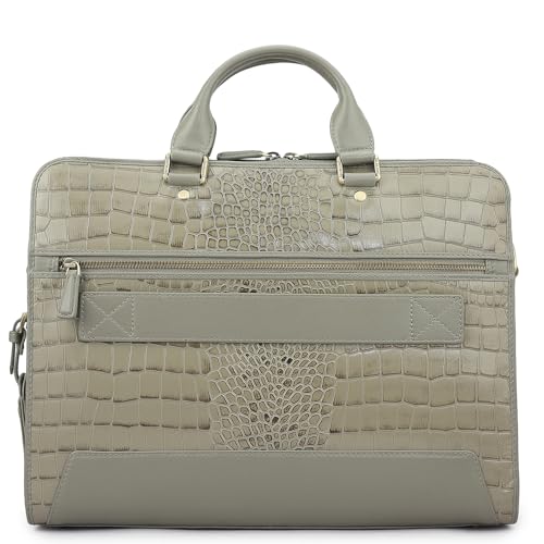 Image of Da Milano Leather Laptop Bag for Men & for Women - Fits Up To 15 inch Laptop