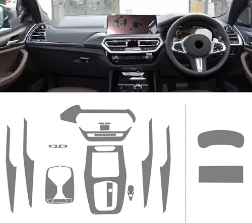 Film de protection PPF premium console BMW X3 X4