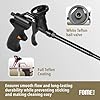 Fome Flex Black Edition Foam Gun – Teflon-Coated PU Foam Applicator – Anti-Clog, Easy-Clean Design – for Expanding Foam & Sealant – Ideal for PU Foam, Construction, DIY & Professional
