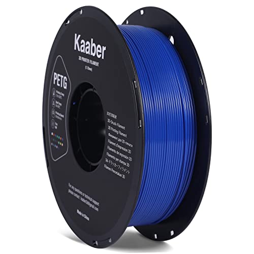 Kaaber PETG Filament 1.75mm, 1kg PETG Blue Filament Plastic Board Spool, PETG...