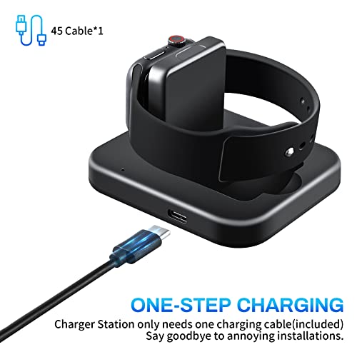 Portable-Watch-Charger-Stand-Wireless-Magnetic-Charging-Station-with-Charging-CableBlack