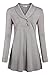 Ouncuty Women Tunic Tops, Fashion A Line Tops To Wear With Leggings Gray L