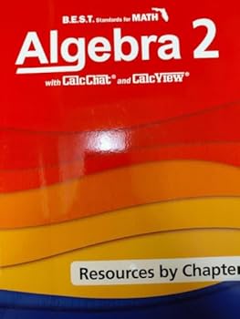 Paperback Algebra 2 B.E.S.T. with CalcChat and CalcView Florida Resources by Chapter Book