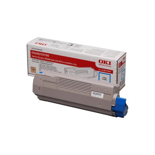 OKI 791654 C5650 Cyan Toner Cartridge Yield 2000 Pages