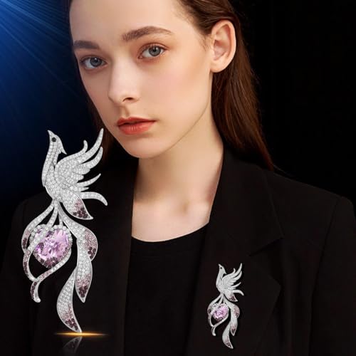 Image of Animal Brooch for Women Girls 18k Gold Plated Animal Brooch Pin Rhinestone Animal Brooch Lapel Pin Jewelry Thanksgiving Day Birthday Wedding Gifts for Mom Wife