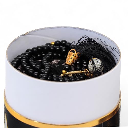 Tapete de oración FURKAN con caja cilíndrica negra miniatura 6
