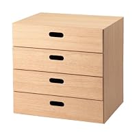 Amazon｜無印良品 スタッキングチェスト 幅37×奥行28×高さ37cm 引出し4
