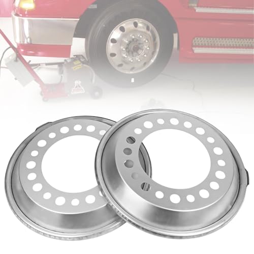 Steer Wheel Automatic Balancers 2PCS FIT 22.5"-24.5" Wheels, 10-Lug 11.25" Bolt Circle, Wheel Balancing Rings for Heavy-Duty Trucks, Replaces 800-822