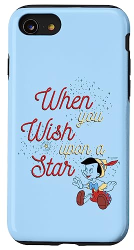 Coque Disney Pinocchio iPhone SE When You Wish Upon A Star