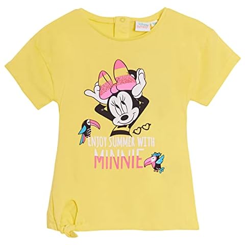 Disney Minnie Mouse Baby Girls' T-Shirt Yellow Cover