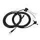 Fockety für NMEA 2000 Starter-Kit, IP67 Wasserdicht für NMEA2000 Starter-Kabel-Kit, Universelle Backbone-Kabel Drop-Kabel T-Stücke Terminator-Kits für NMEA 2000 für