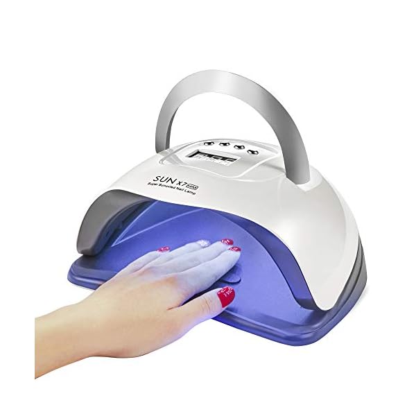 FINGART-UV-Led-Nail-Lamp-150w-57pcs-Dual-Light-Beads-Nail-Dryer-4-Timer-Setting-Gel-Nail-Polish-Lights-Curing-Gel-Nail-Lamp FINGART UV Led Nail Lamp 150w, 57pcs Dual Light Beads Nail Dryer 4 Timer Setting Gel Nail Polish Lights Curing Gel Nail Lamp