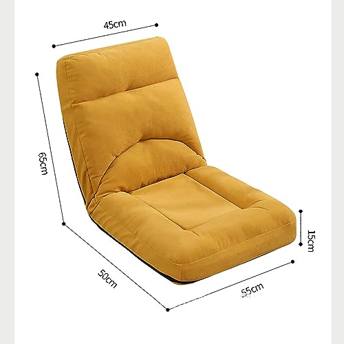 Fauteuil inclinable pliable réglable de sol pour lecture et jeu - 3