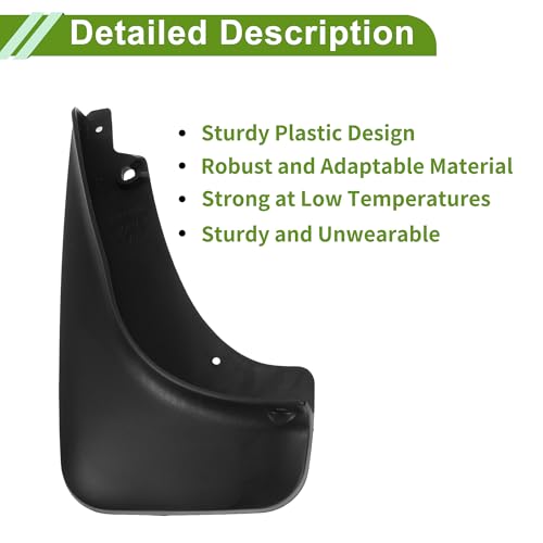 Image of Mud Flaps Splash Guards for Jeep Cherokee 2019-2022 Front and Rear Mud Guards 1 Set