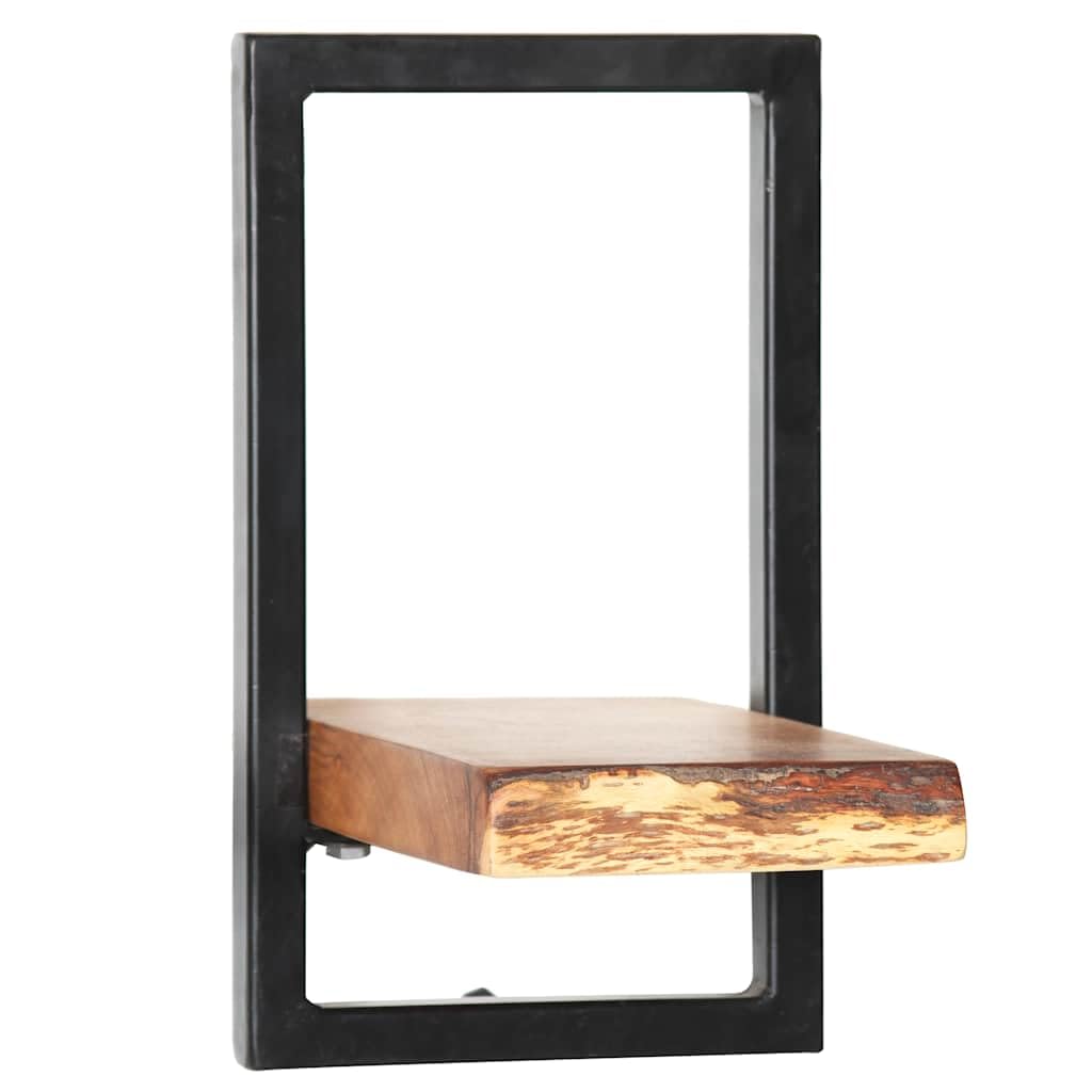 vidaXL Acacia Set Estantes Pared 5 Pzas Madera Estantería Repisas Organizador