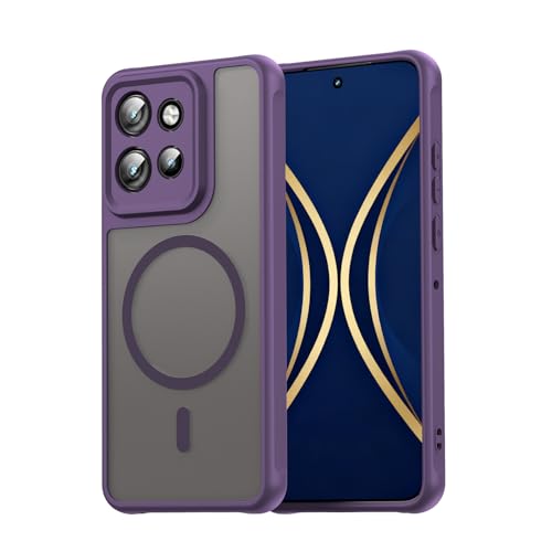 Image of Compatible with Motorola ThinkPhone 25 Case Cover,Compatible with MagSafe,Anti-Fall,Compatible with Motorola Edge 60 Neo XT2509-1 Cell Protective Phone Case Purple