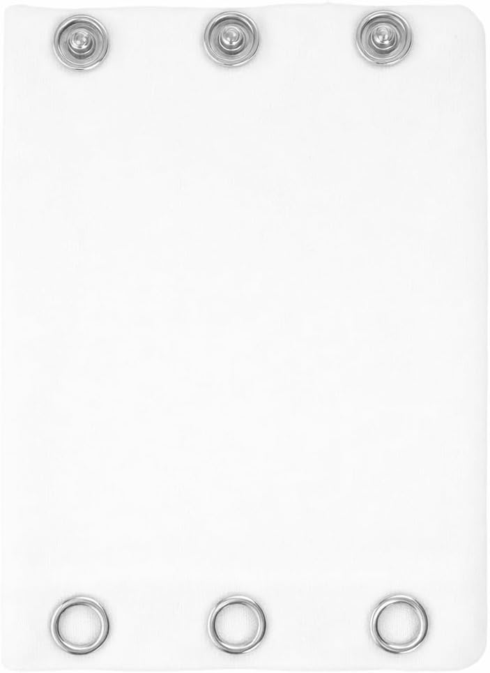 Baby Bodysuit Extender 3 Snap: Elastic Onesie Snap Extender Cotton Body Suit Extension for Baby Toddler Daily Wear Diaper Change White Clothing Romper Lengthen