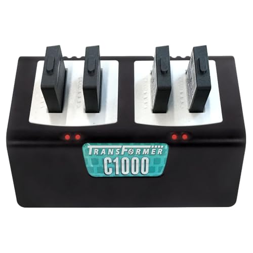 Artisan Power 4-Bay Battery Charger for Vocera Minibadge C1000 | PD Type C Power Supply and LED Lights | Compatible with Battery Model 230-06300