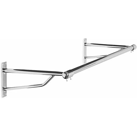 The Shopfitting Shop Tringle à Vêtements Blanche Tube En Acier 32 Mm 183 X 152 Cm