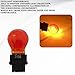 QKYS 3156 Bulb, Amber Turn Signal Bulb Tail Light Bulb Brake Light Bulb Side Marker Bulb, 12V 21/5W Waterproof Automobile Lighting Replacement Accessories for Most Cars, Trucks and Vans (10 PCS)