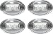 Recon 264132CL LED Fender Lights 1999-2008 Ford Super Duty (4-Piece Set) - Clear Lens with Chrome Trim